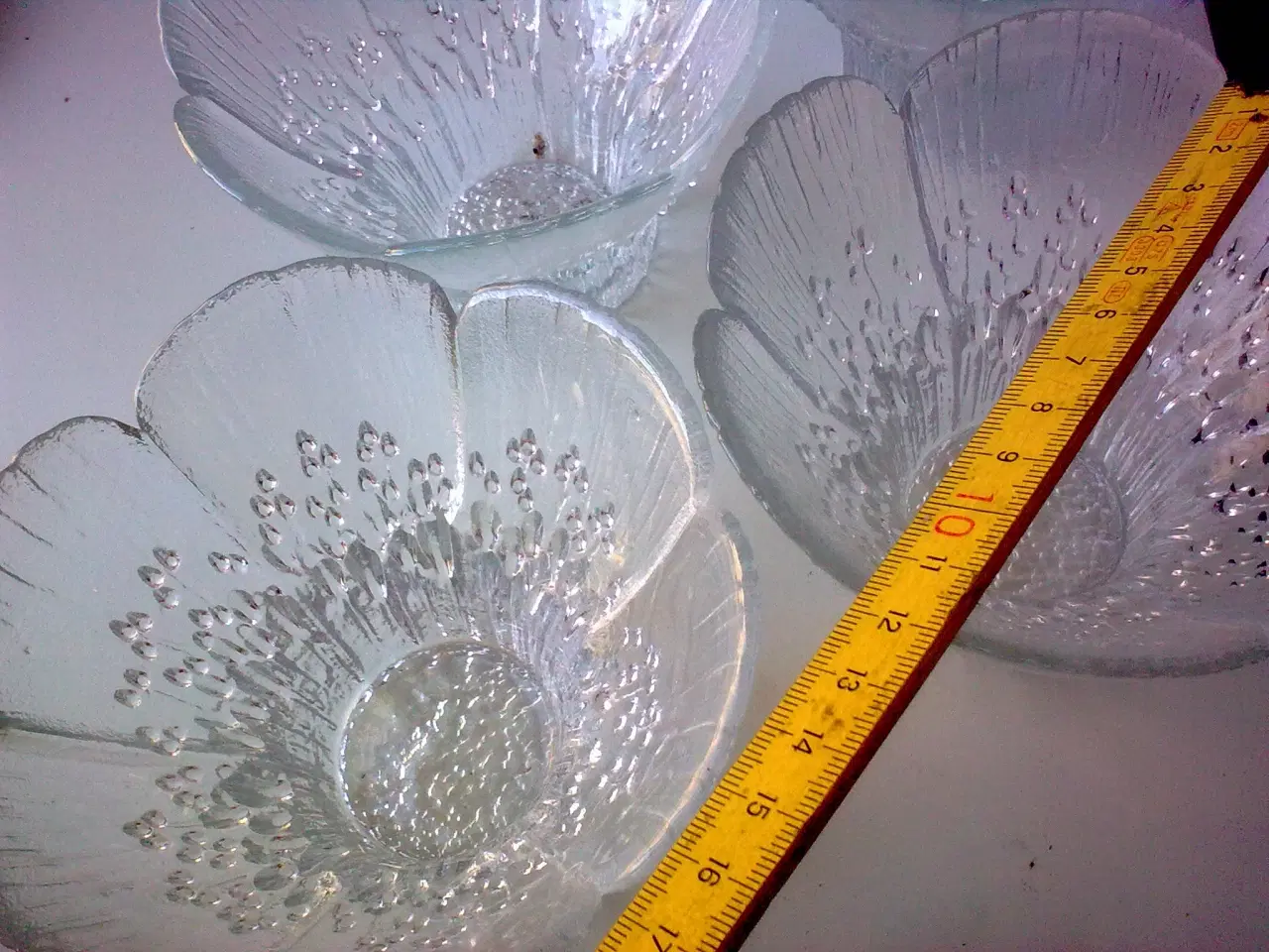 Billede 5 - Dessert skåle FINSK is skulpturelle blomster