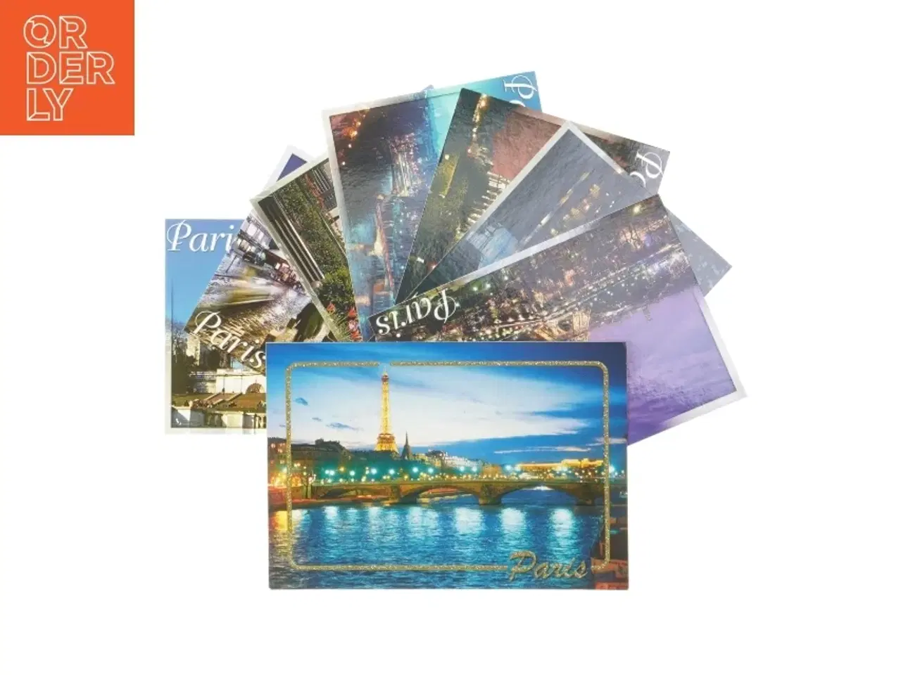 Billede 1 - Postkort med Paris-motiv fra Editions A. Lecomte (str. 17 cm x 11,5 cm og 15 cm x 10 cm)