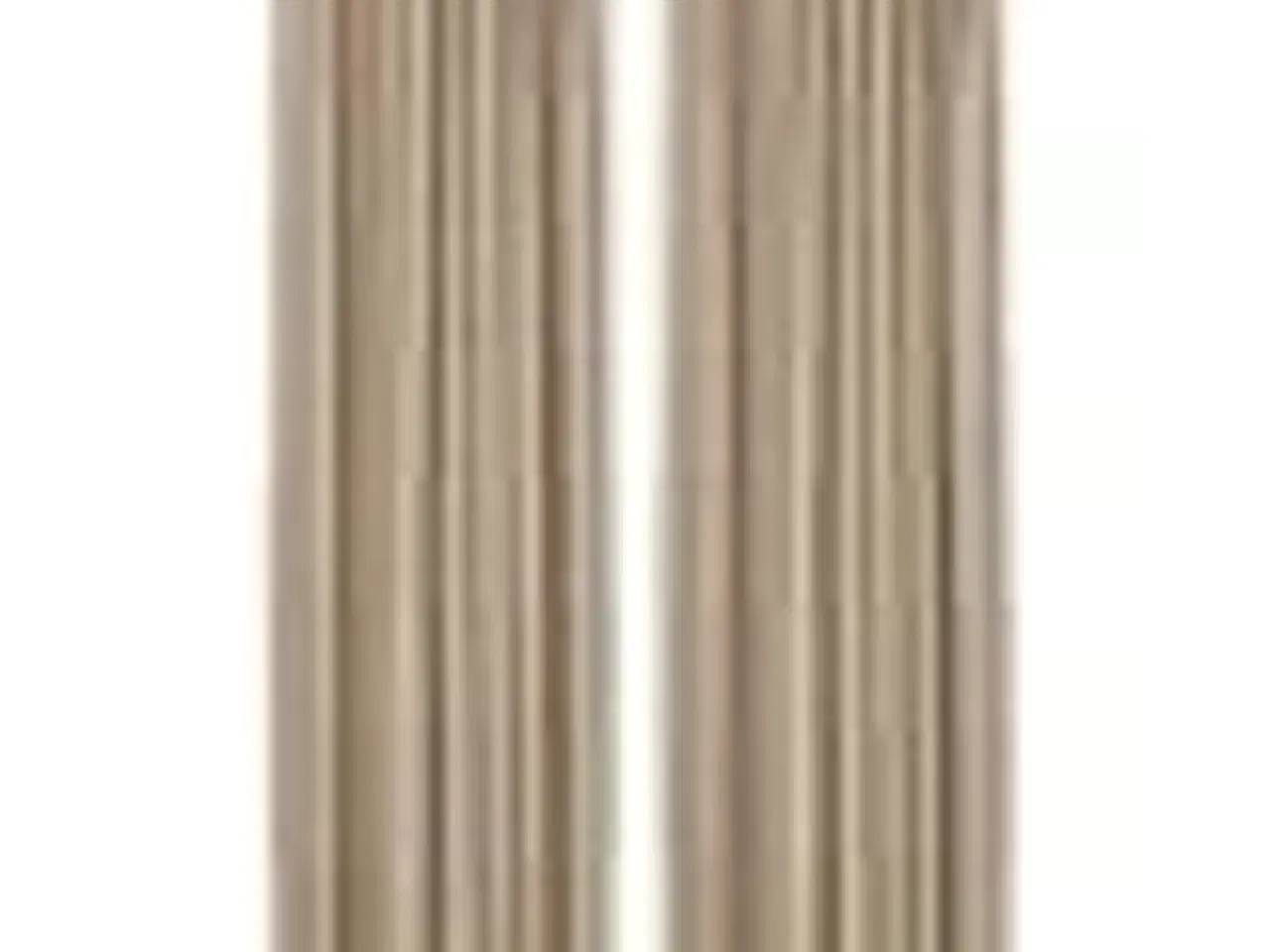 Billede 1 - 6 stk SILVERLONN tynde gardiner incl gardinstænger