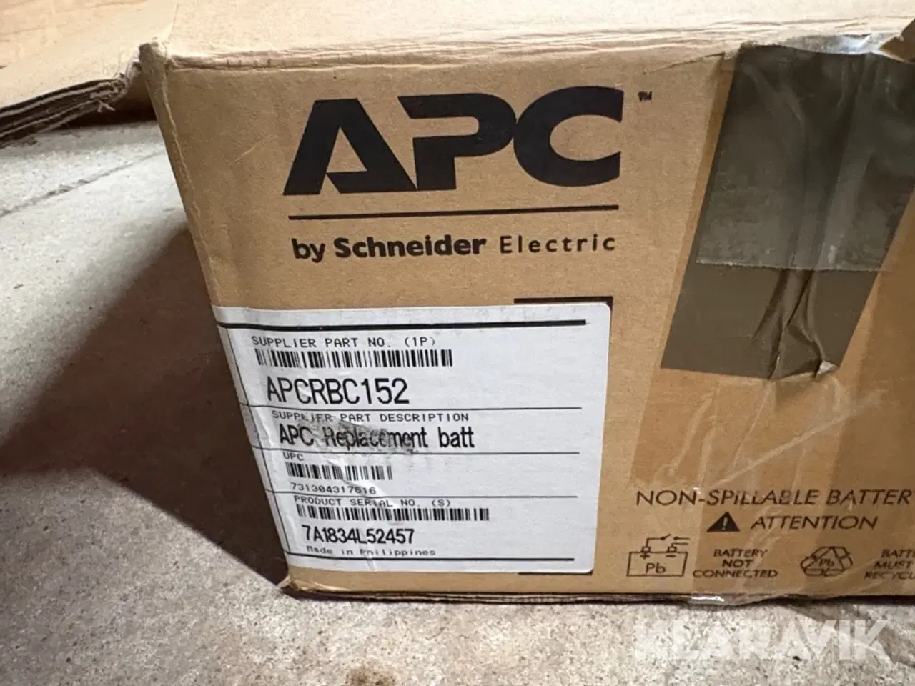 Billede 12 - Backup batteri APC by Schneider Electric APCRBC152