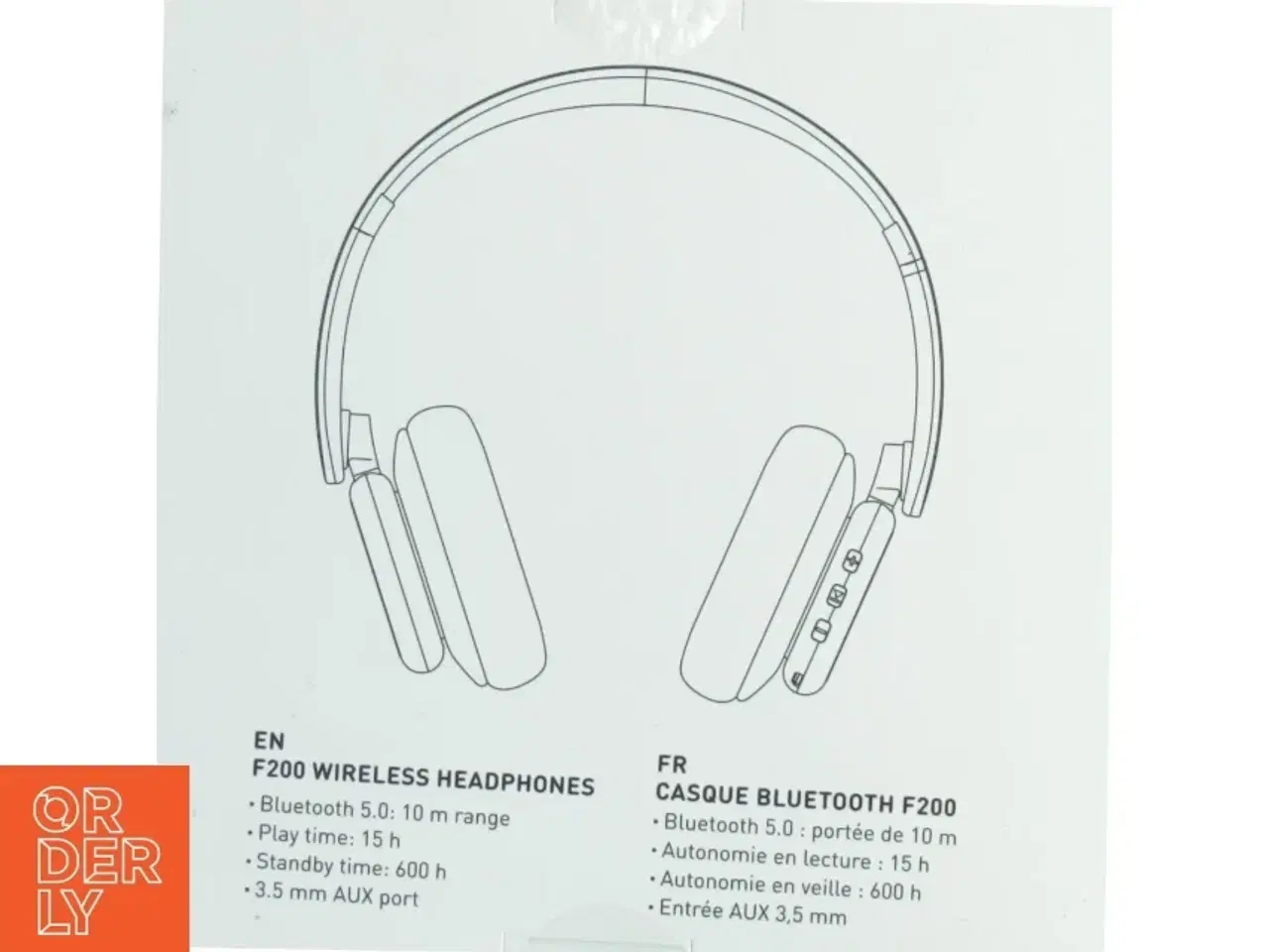 Billede 3 - FLAVR F200 Trådløse Hovedtelefoner (nye) fra FLAVR (str. 17 x 17 cm)