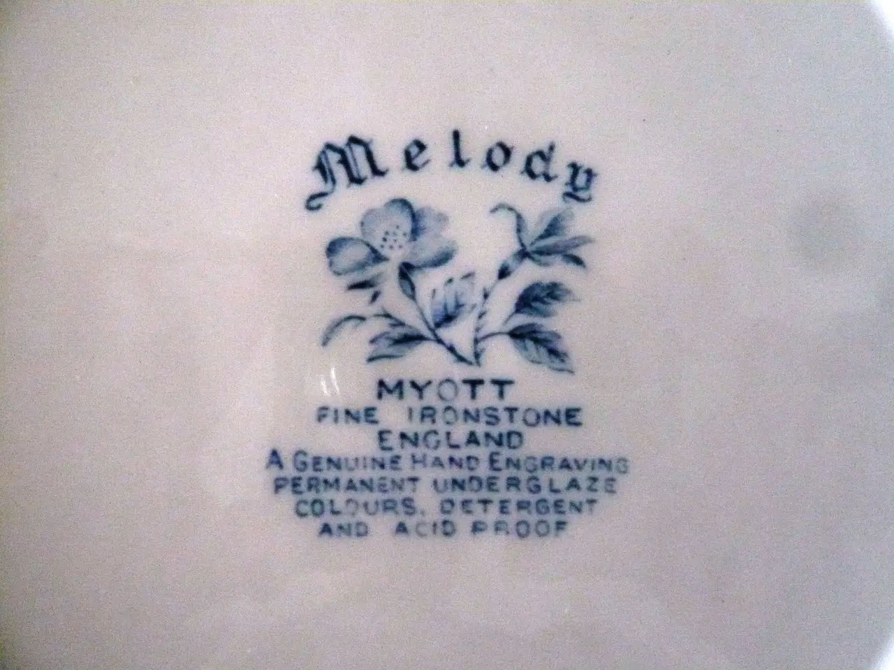 Billede 2 - Flad tallerken, Melody fra MYOTT