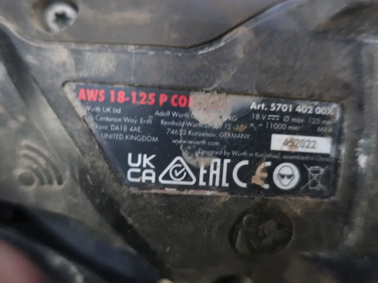 Billede 6 - Bajonetsav, vinkelsliber, skruemaskine WURTH