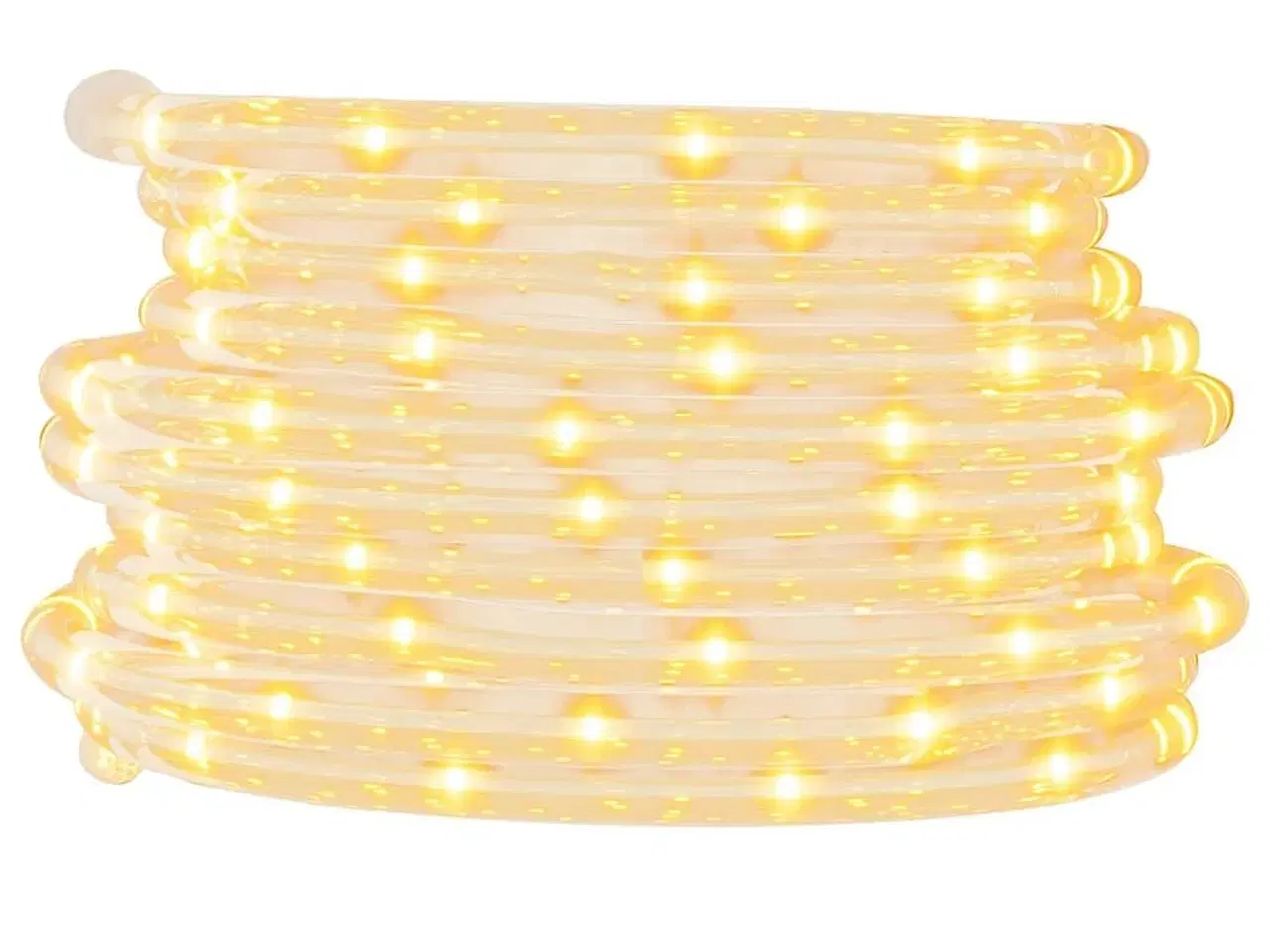 Billede 2 - Lyskæde 1200 LED'er 50 m PVC varmt hvidt lys