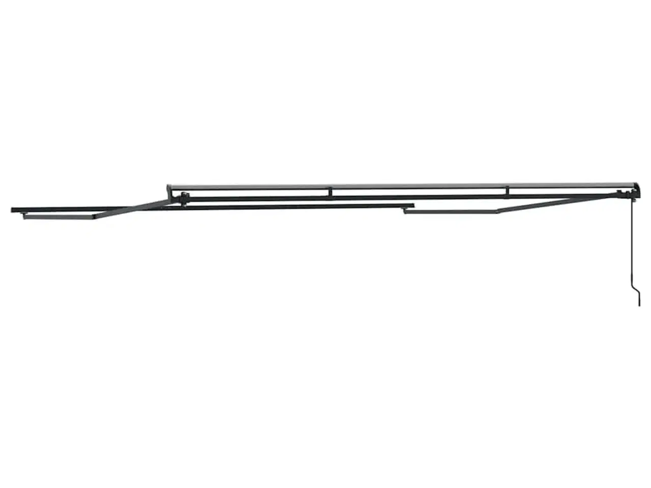 Billede 6 - Markise Antracit 4,5 × 3,5 m Metal