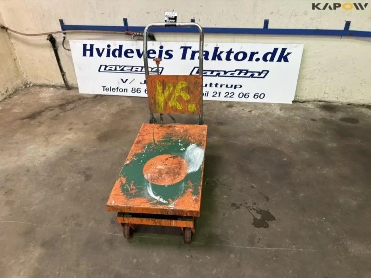 Billede 2 - - - - Transportvogn med løft