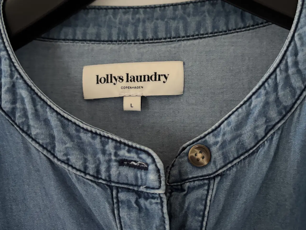 Billede 2 - Demin kjole Lollys Laundry str L