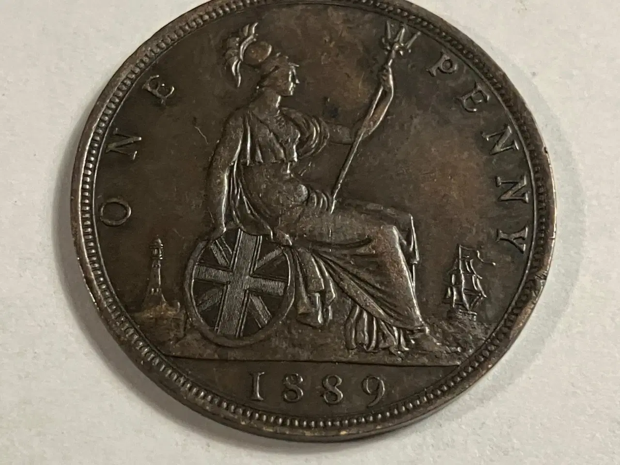 Billede 1 - One Penny 1889 England