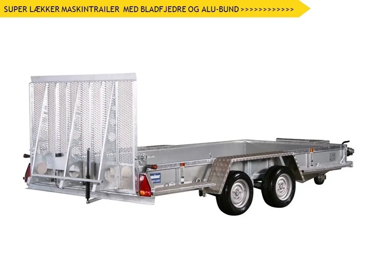 Billede 1 - 2024 - Variant 3518 M4   SUPER LÆKKER MASKINTRAILER MED FABRIKSMONTERET  ALU - BUND