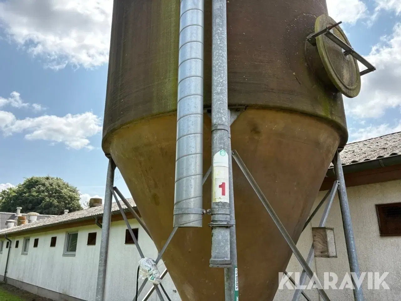 Billede 11 - Silo Tunetanken Glasfiber med motor og luge