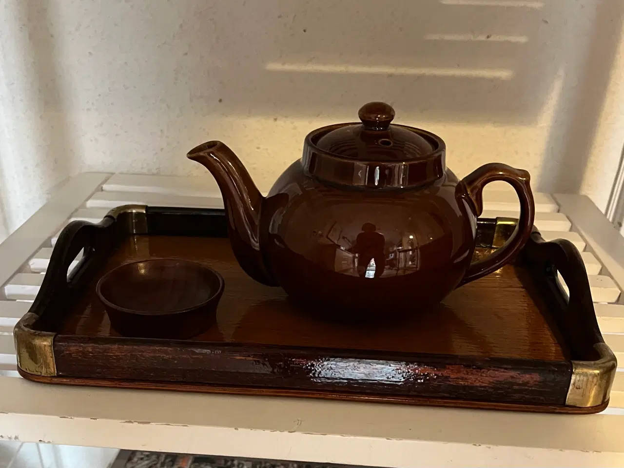 Billede 3 - Vintage bakke, 70'er tekande og lille træskål