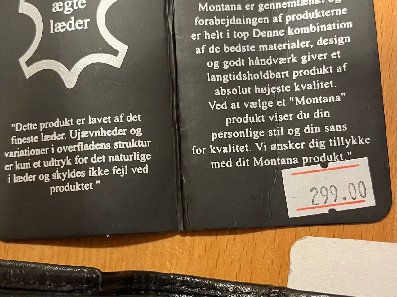 Billede 4 - “Montana” sort læderpung