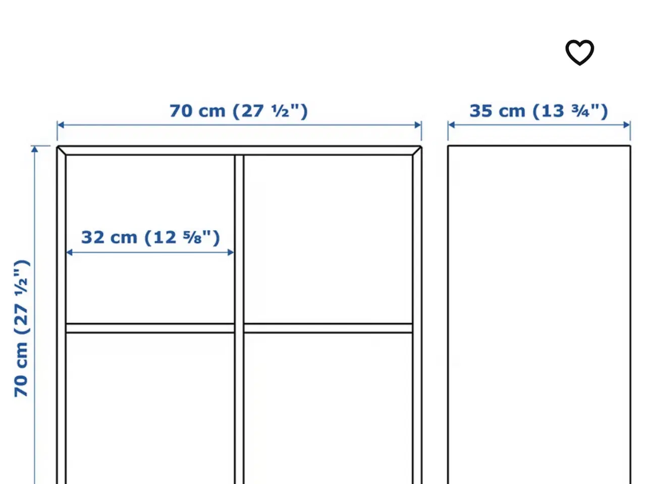 Billede 5 - Ikea reol på træ ben