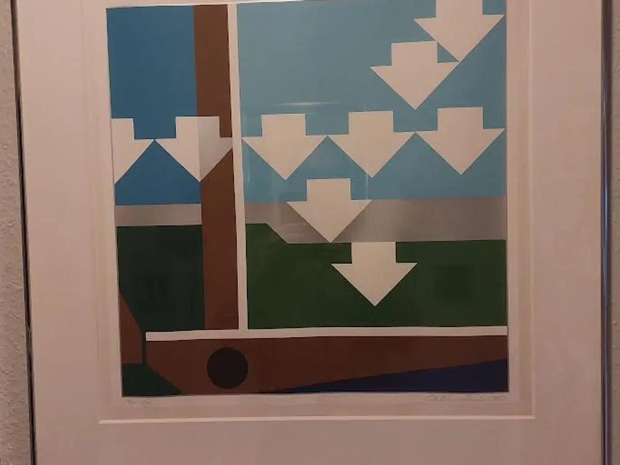 Billede 1 - Litografi Ole Folmer Hansen