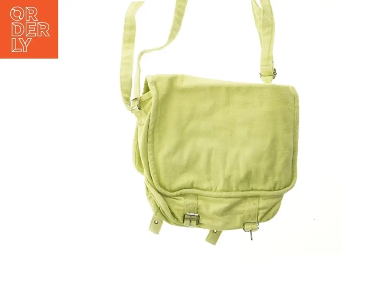 Billede 2 - Lysegrøn skuldertaske (str. 34x29 cm)