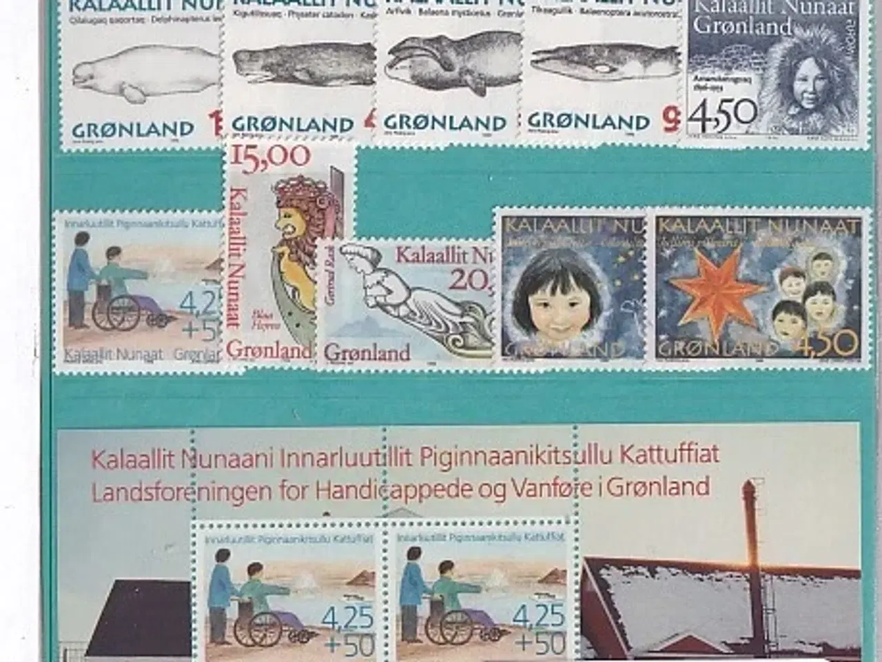 Billede 1 - Grønland - 1996 Frimærker Komplet - Postfrisk