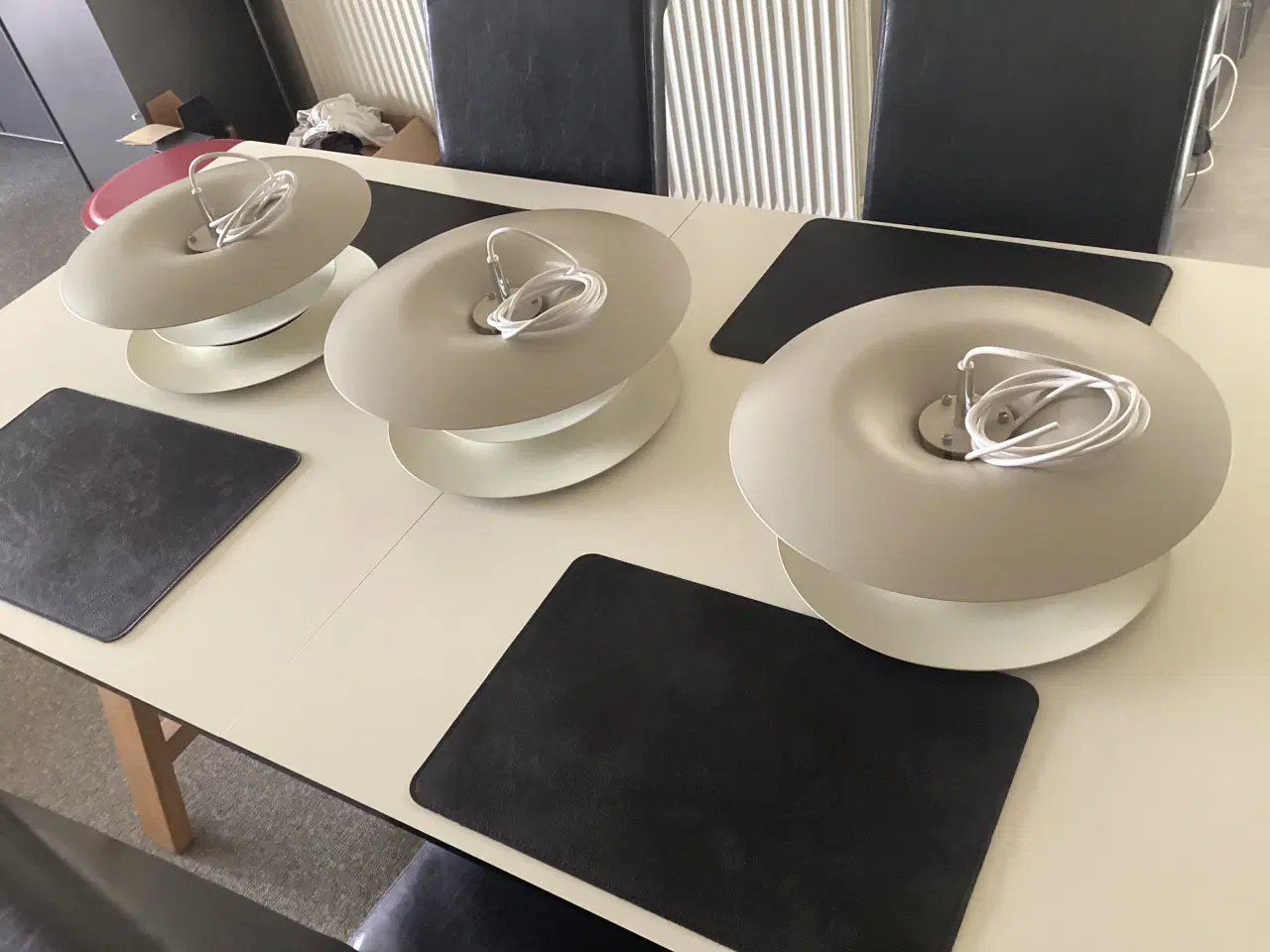 Billede 3 - Diablo Pendel Ø 40 cm - Metal - Sand/metallisk bro