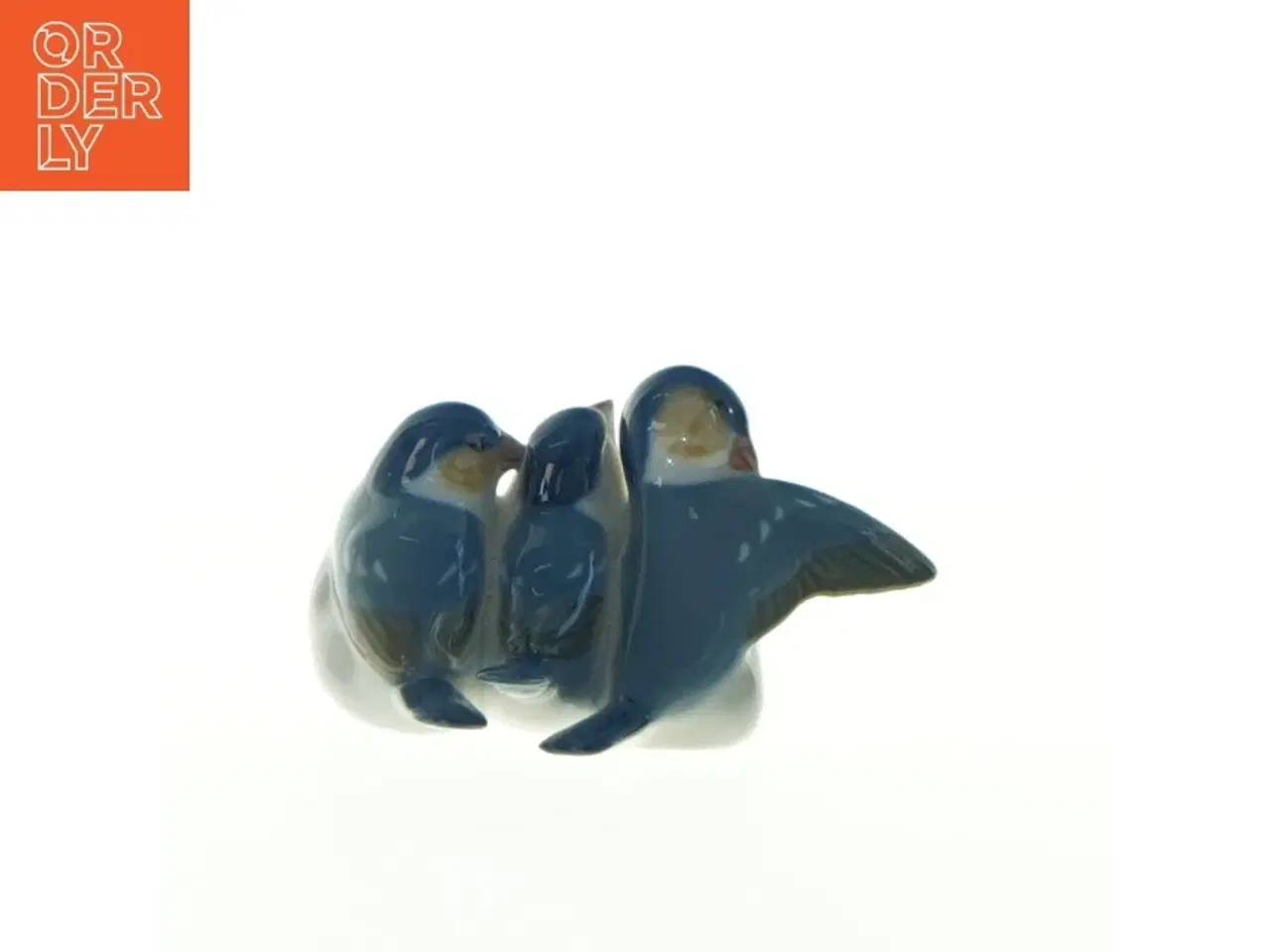 Billede 3 - Porcelænsfigur af fugle fra Royal Copenhagen (str. 9 cm)