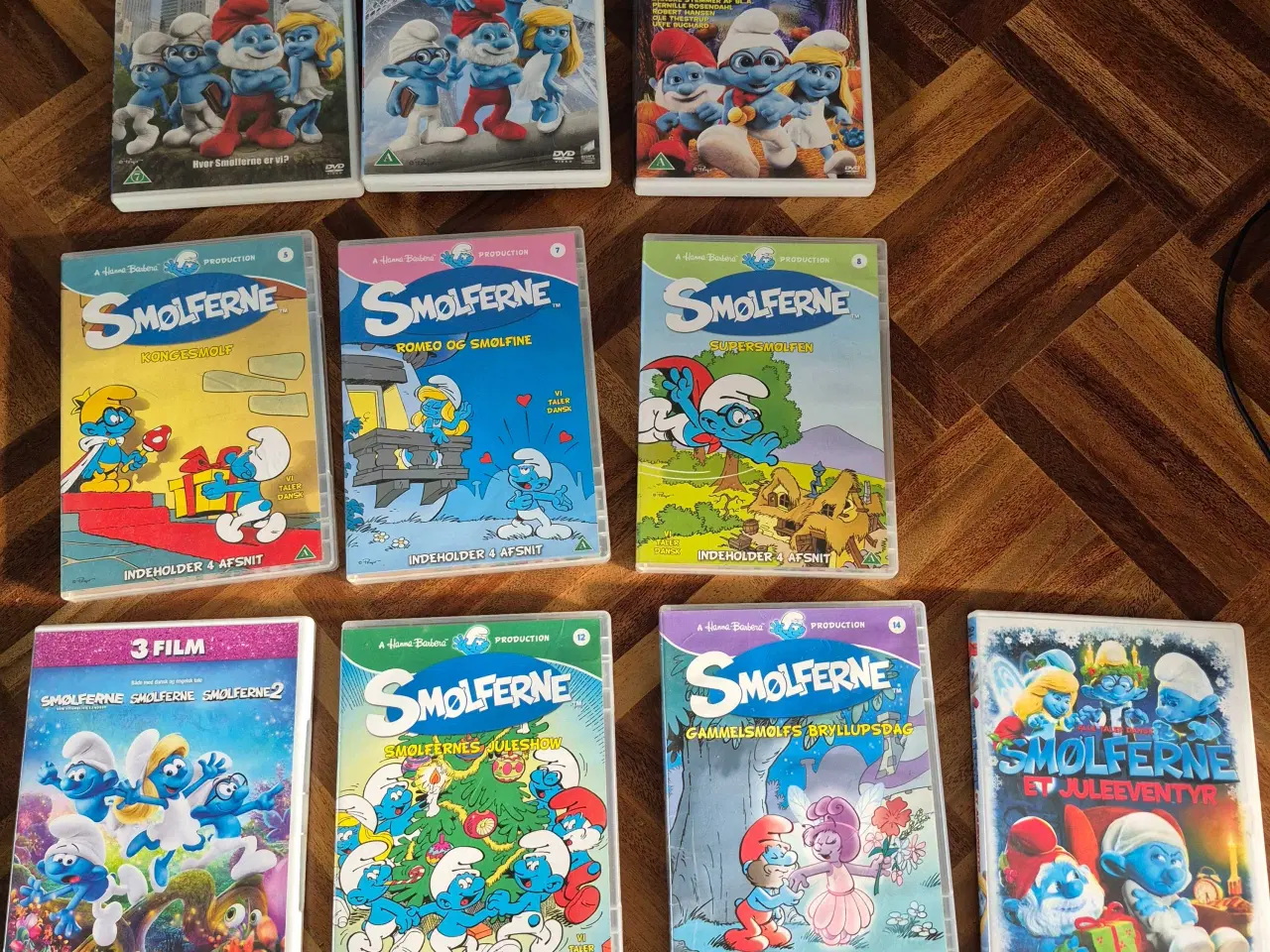 Billede 1 - Smølfe dvd film forskellige titler