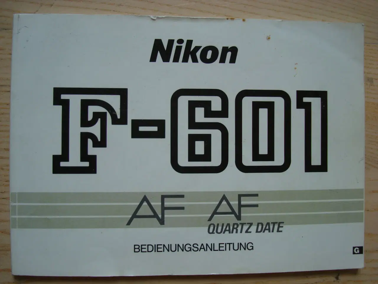 Billede 1 - Nikon F 601 Quarz Date