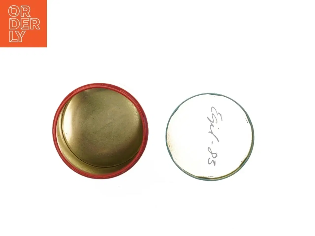 Billede 6 - Dekorativ opbevaringsdåse fra Irma (str. Ø. 11,5 cm. længde, 15 cm)