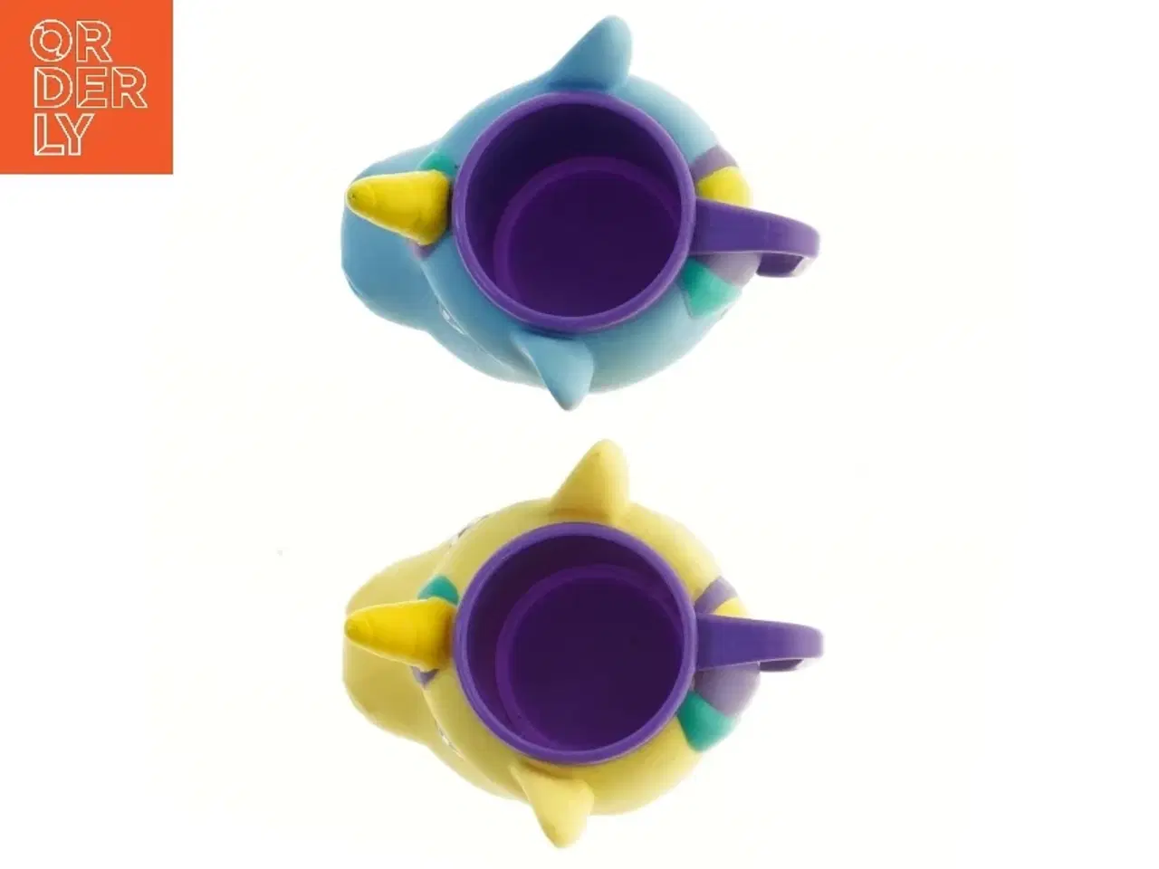 Billede 2 - Sæt af enhjørning kopper (str. Ø 6,4x10 cm)