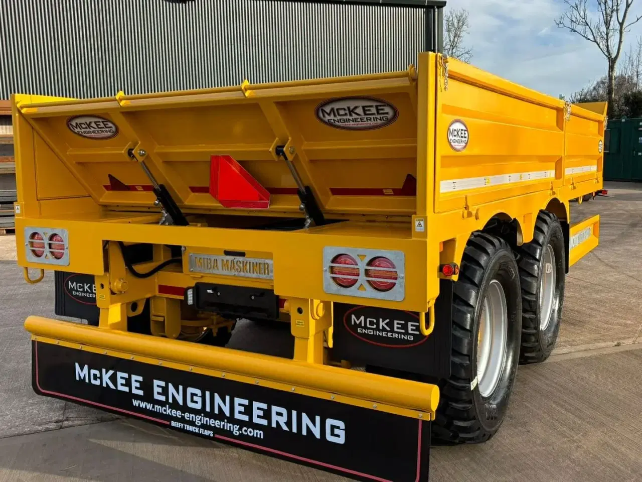 Billede 18 - McKee 16T entrepenørvogn med nedfoldbare sider