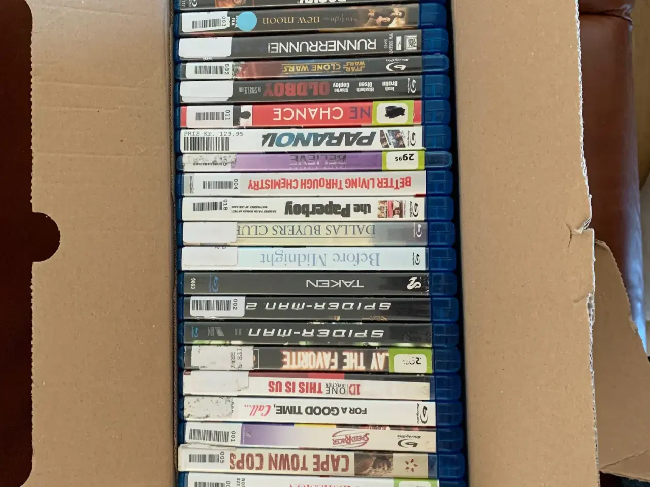 Billede 1 - Kasse med Blu-Ray titler