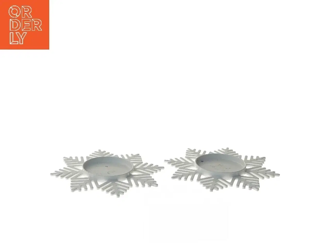 Billede 3 - Snefuglefyrfadslysestager (str. 17,5 cm)