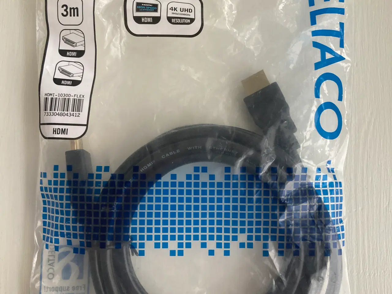 Billede 1 - HDMI-kabel - 3 m. Nyt!