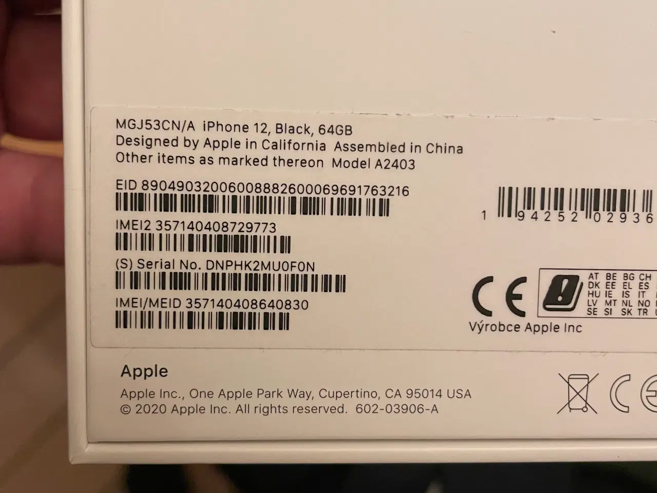 Billede 9 - Pæn iPhone 12 / sort / 64GB