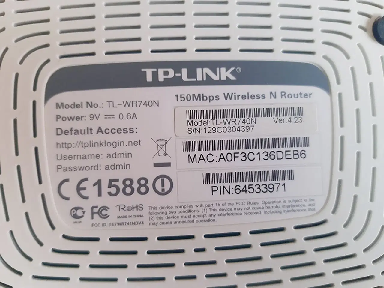 Billede 3 - TP-Link WR740N Router