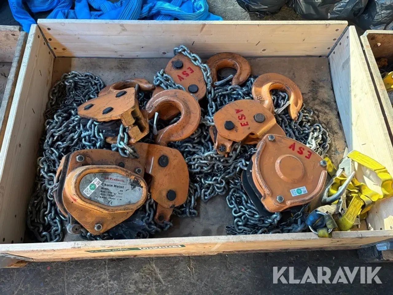 Billede 2 - Krantaljer DK Products Chain hoist 2 enheder - 10T