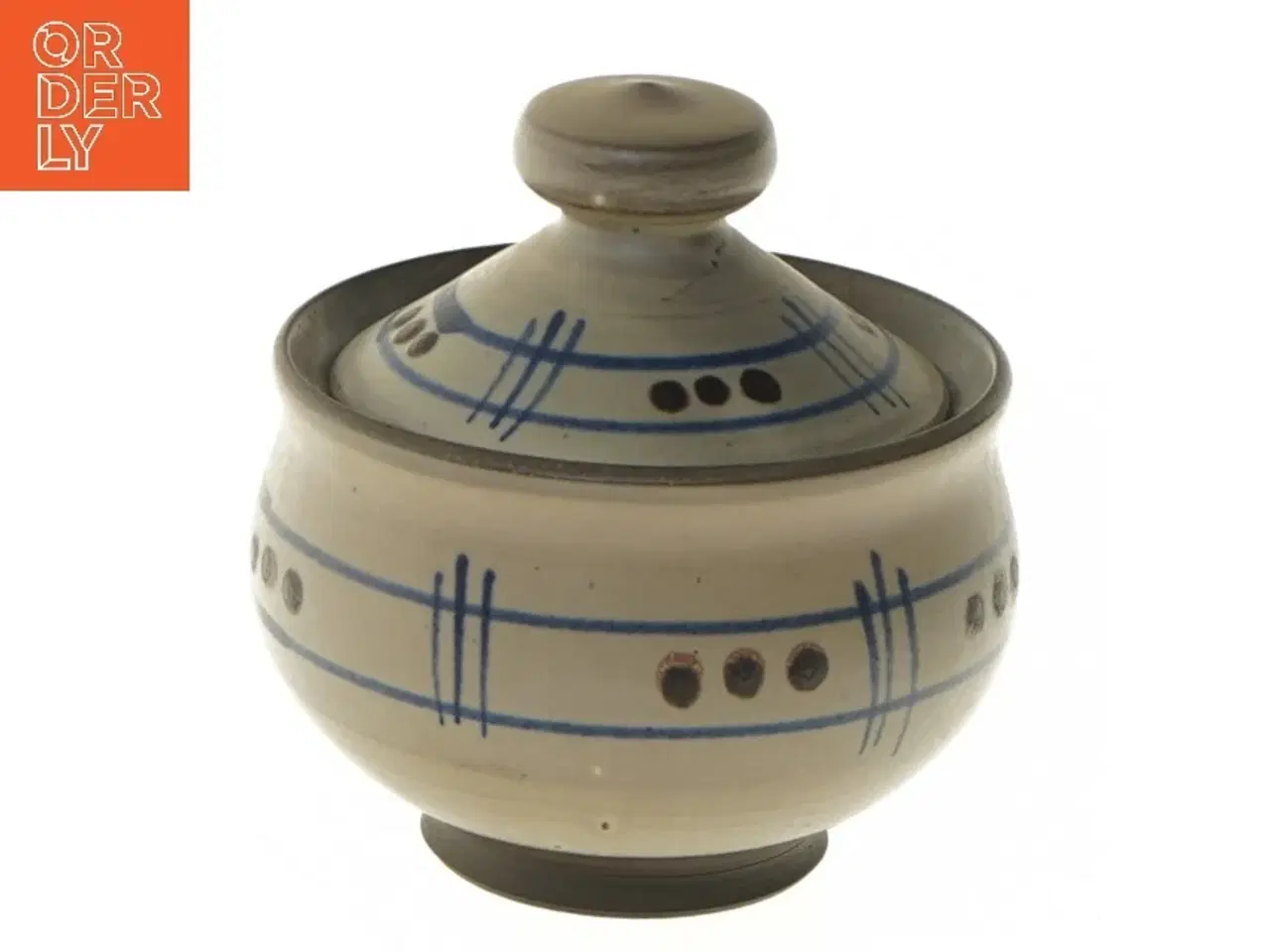 Billede 1 - Krukke med låg (str. Ø 9,5 cm)