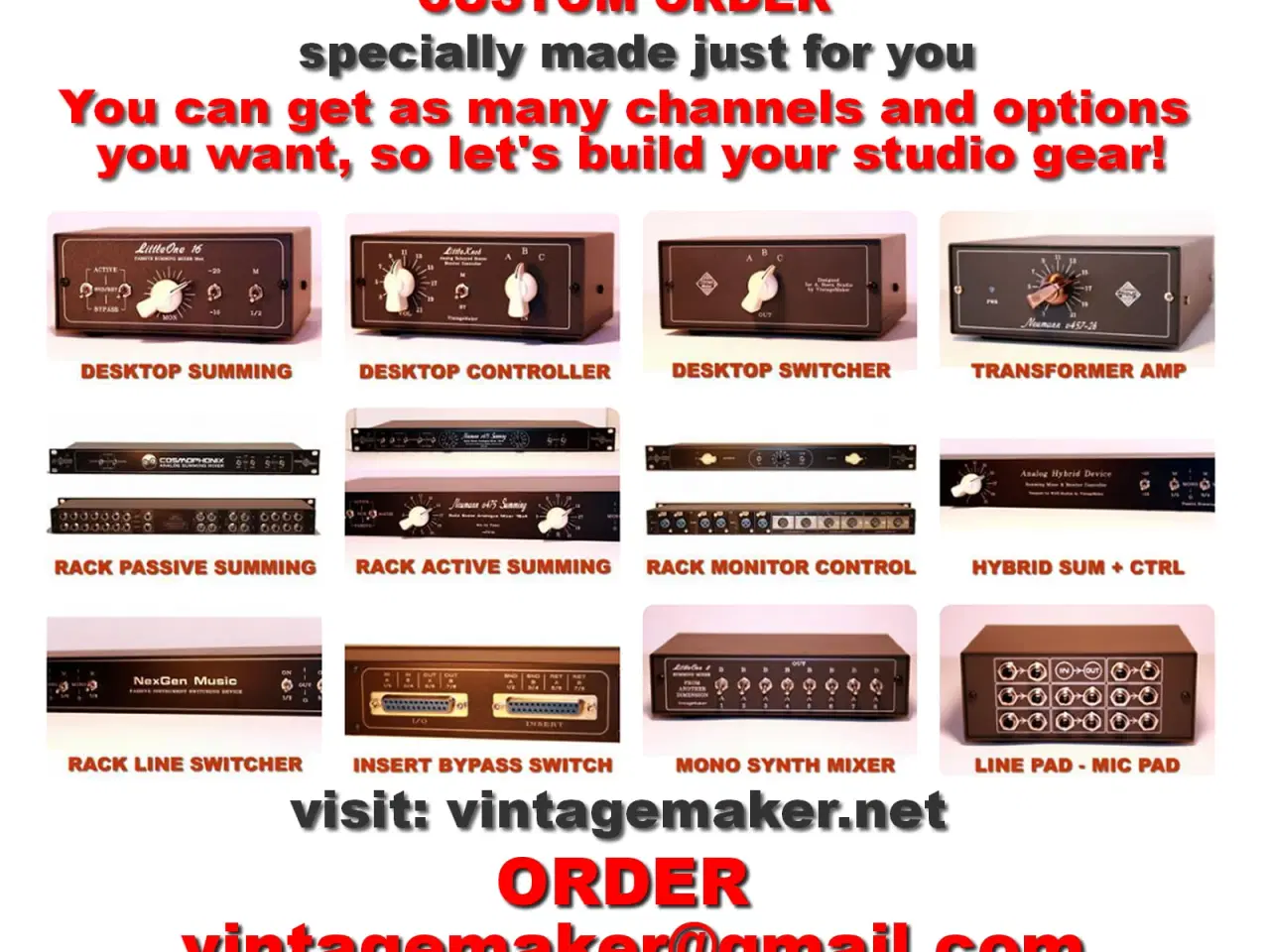 Billede 6 - Universal Custom Analog Studio Summing Mixer Box 