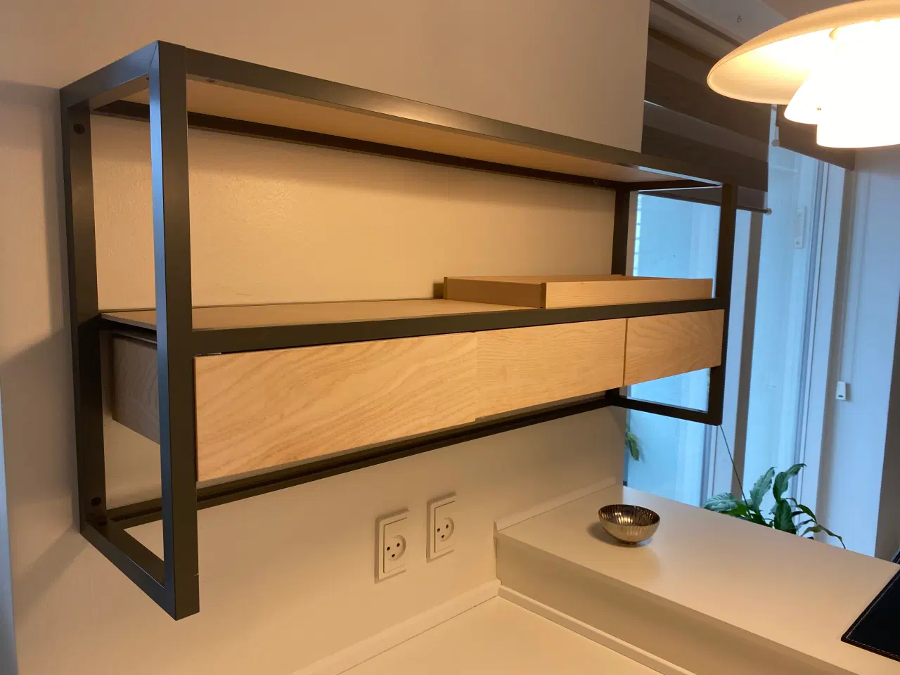 Billede 3 - HTH køkkenreol lys eg