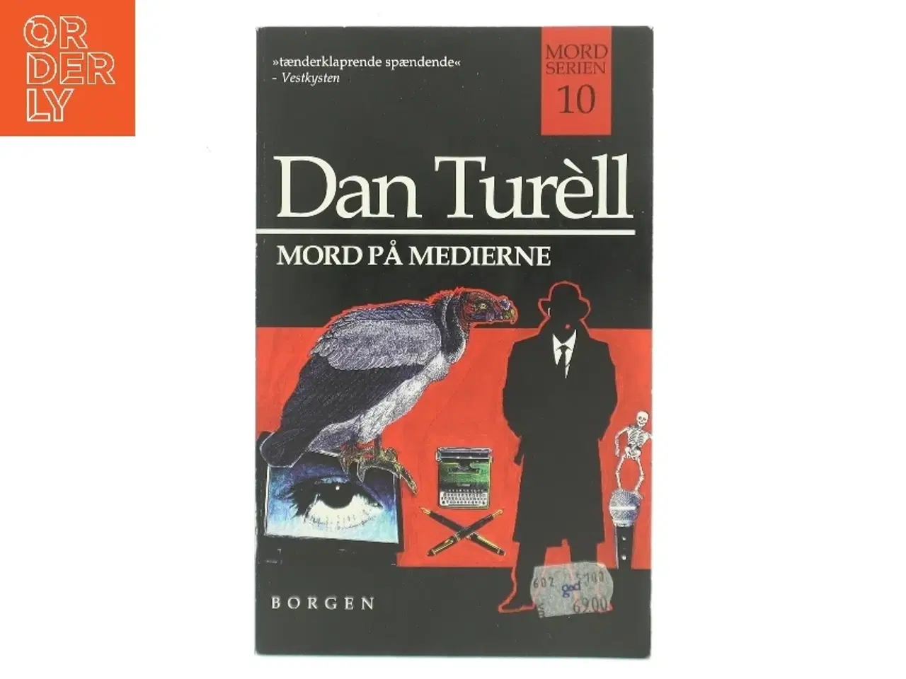 Billede 1 - Mord på medierne : kriminalroman af Dan Turèll (Bog)