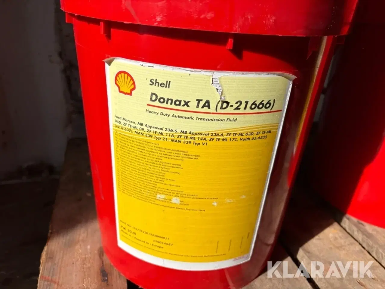 Billede 5 - Transmissionsolie Shell Donax TA (D-21666) 2 styk