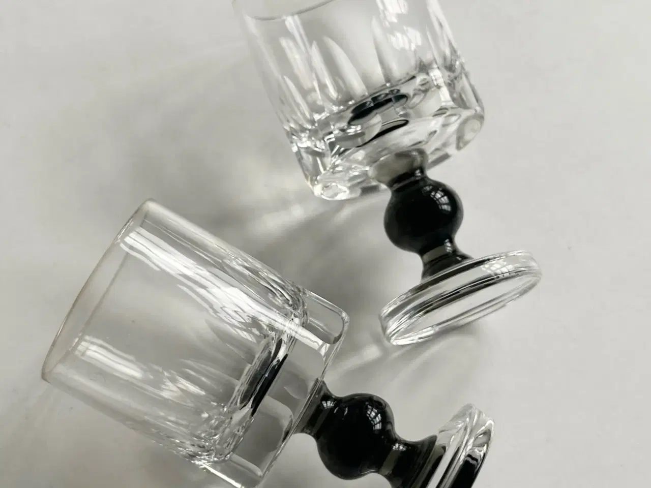 Billede 3 - Krystalglas, snaps, 2 stk samlet