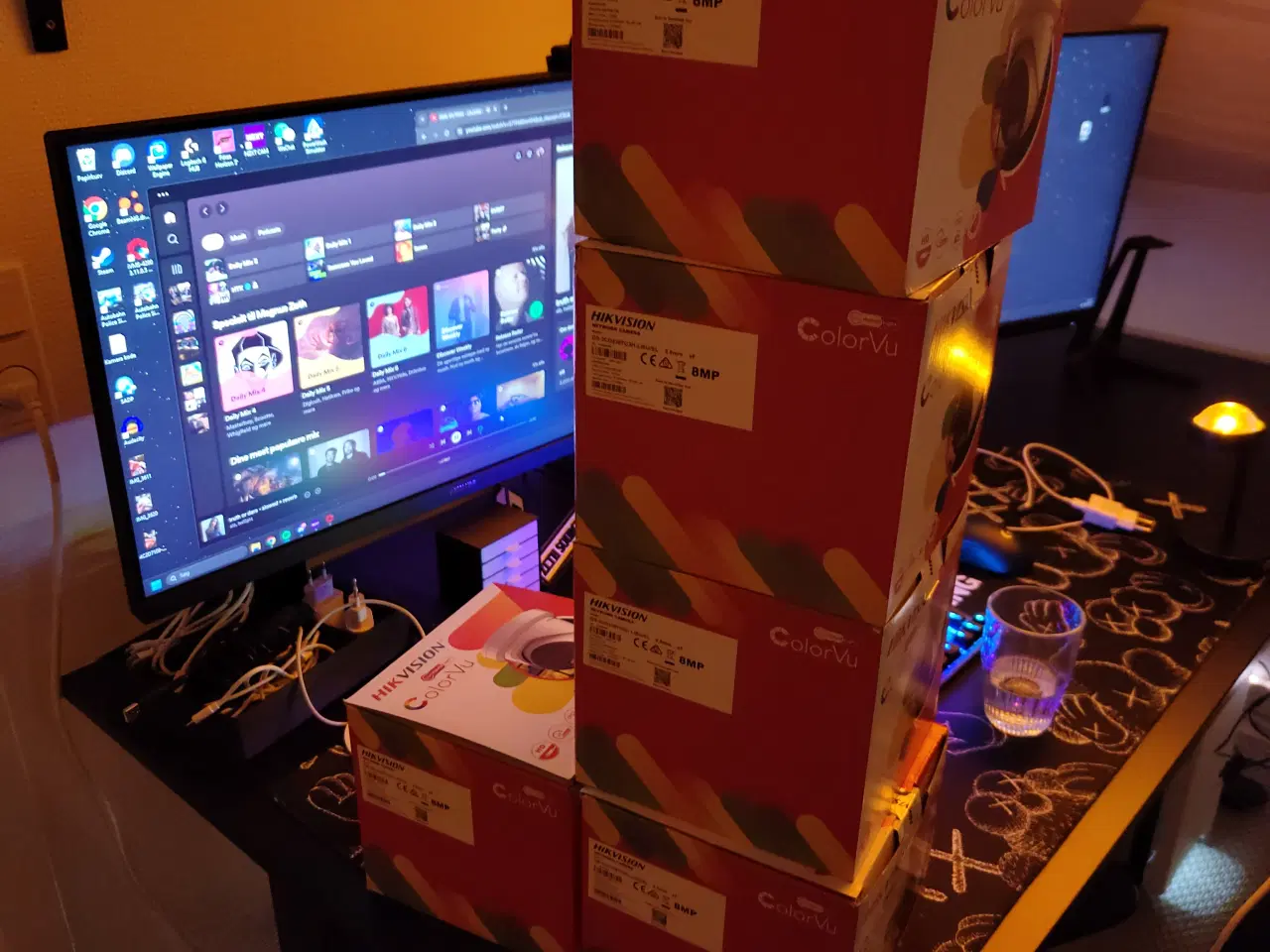 Billede 1 - 6 Stk. Hikvision DS-2CD2387G2H-LISU/SL 2.8mm 8MP 4