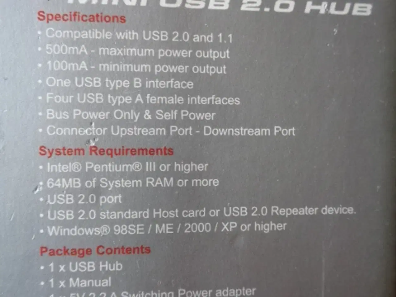 Billede 3 - Mini USB 2.0 hub