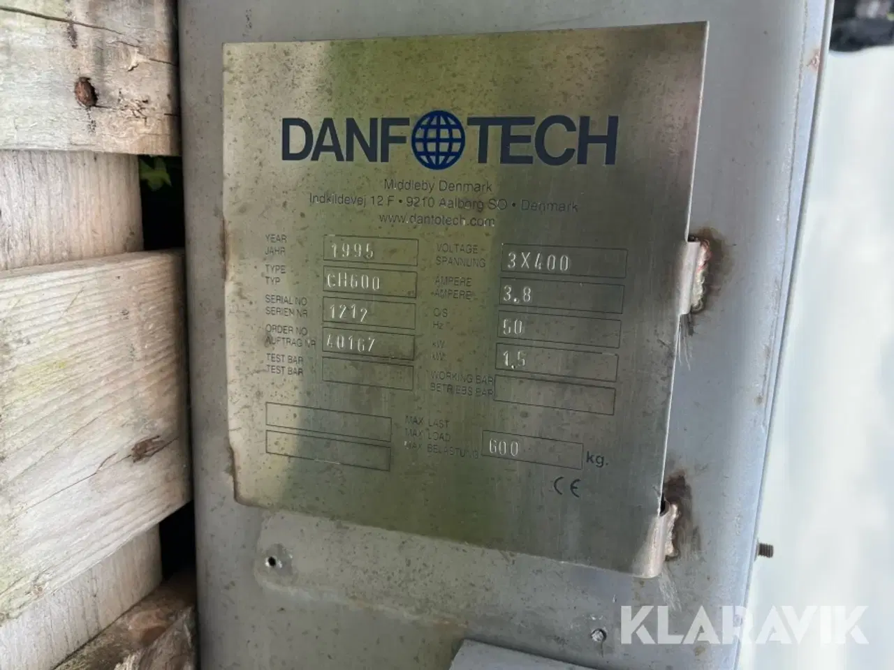 Billede 3 - Vemack lift Danfotech CH 600