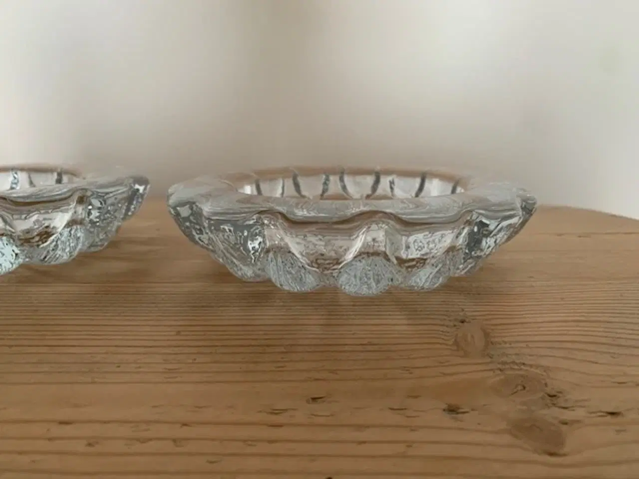 Billede 2 - Holmegaard Isblomst - fad / skål / lysestage