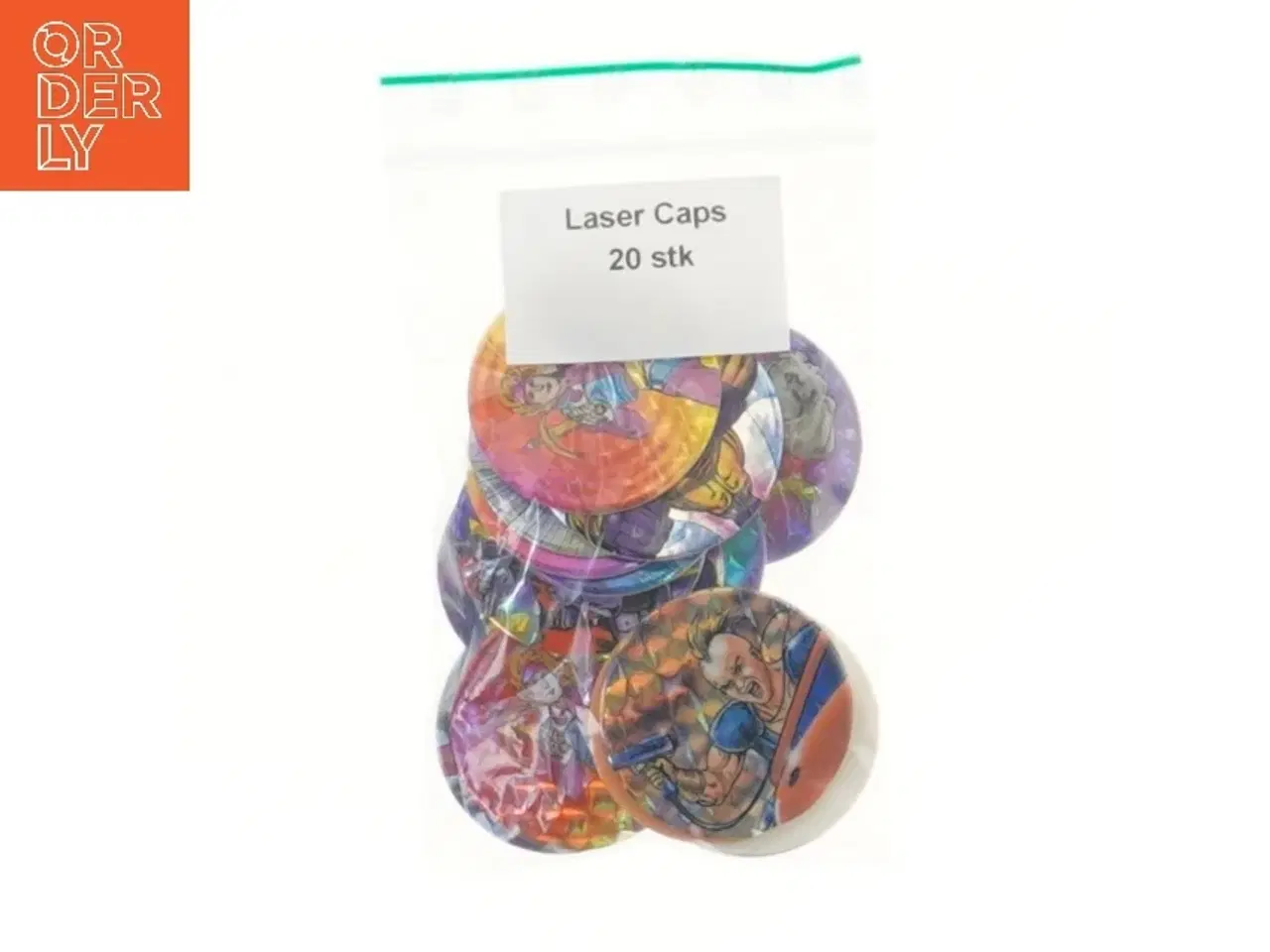 Billede 2 - Dunkin laser caps samling (str. 20 stk 4,5 cm)