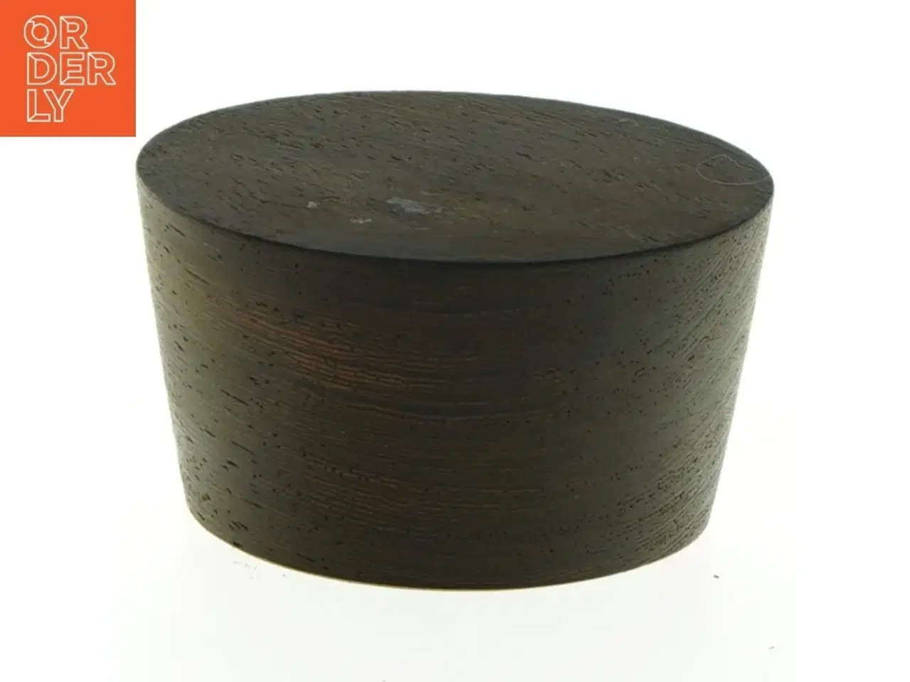 Billede 3 - Palisander sukkerskål (str. H 6 cm. ø. 8,5 cm)