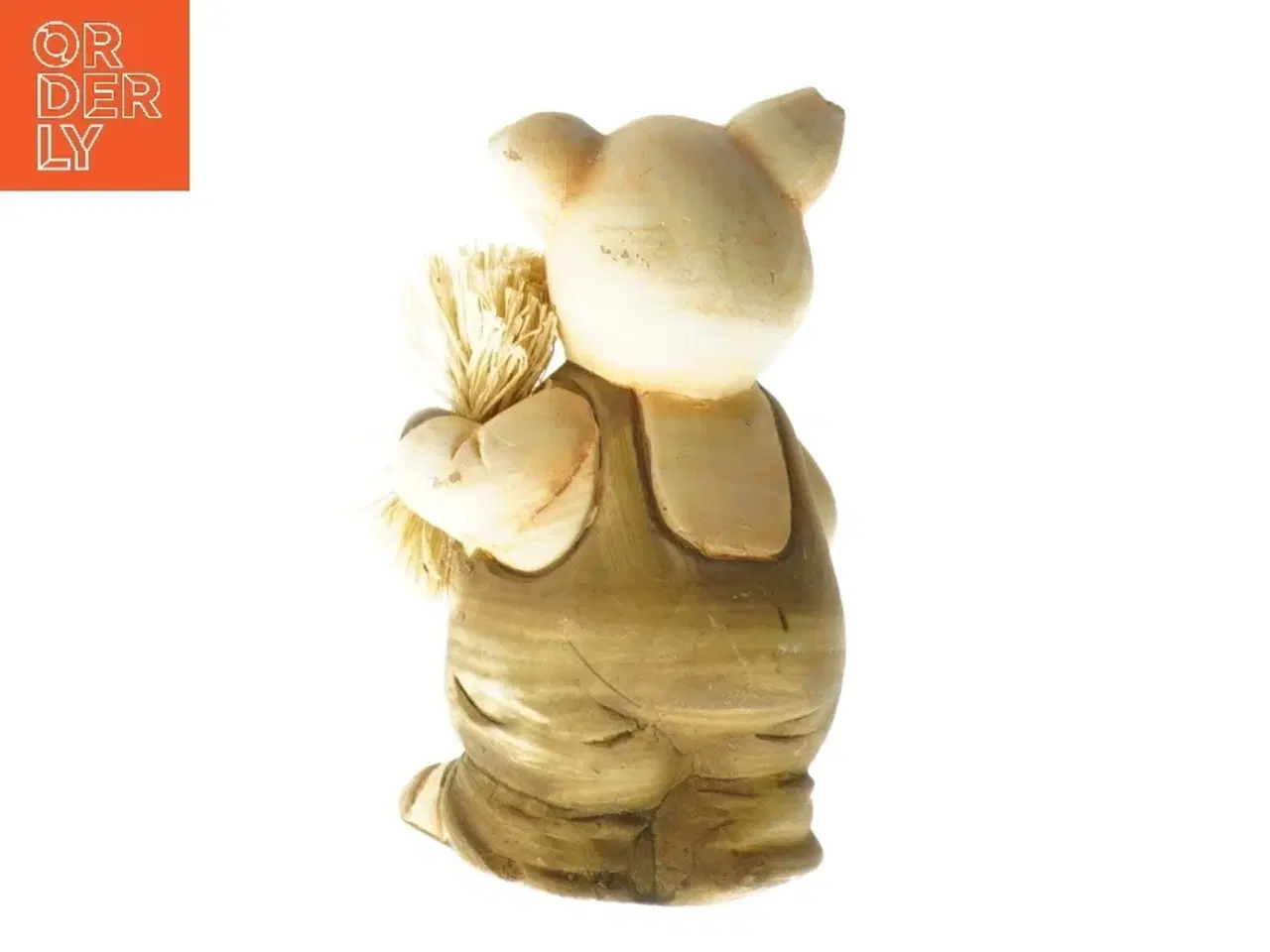 Billede 2 - Dekorativ keramisk grisefigur (str. 13,5 cm)