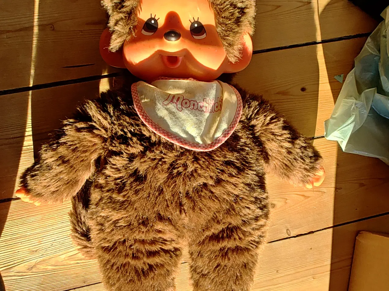 Billede 2 - STOR Monchhichi Bølle Bamse abe