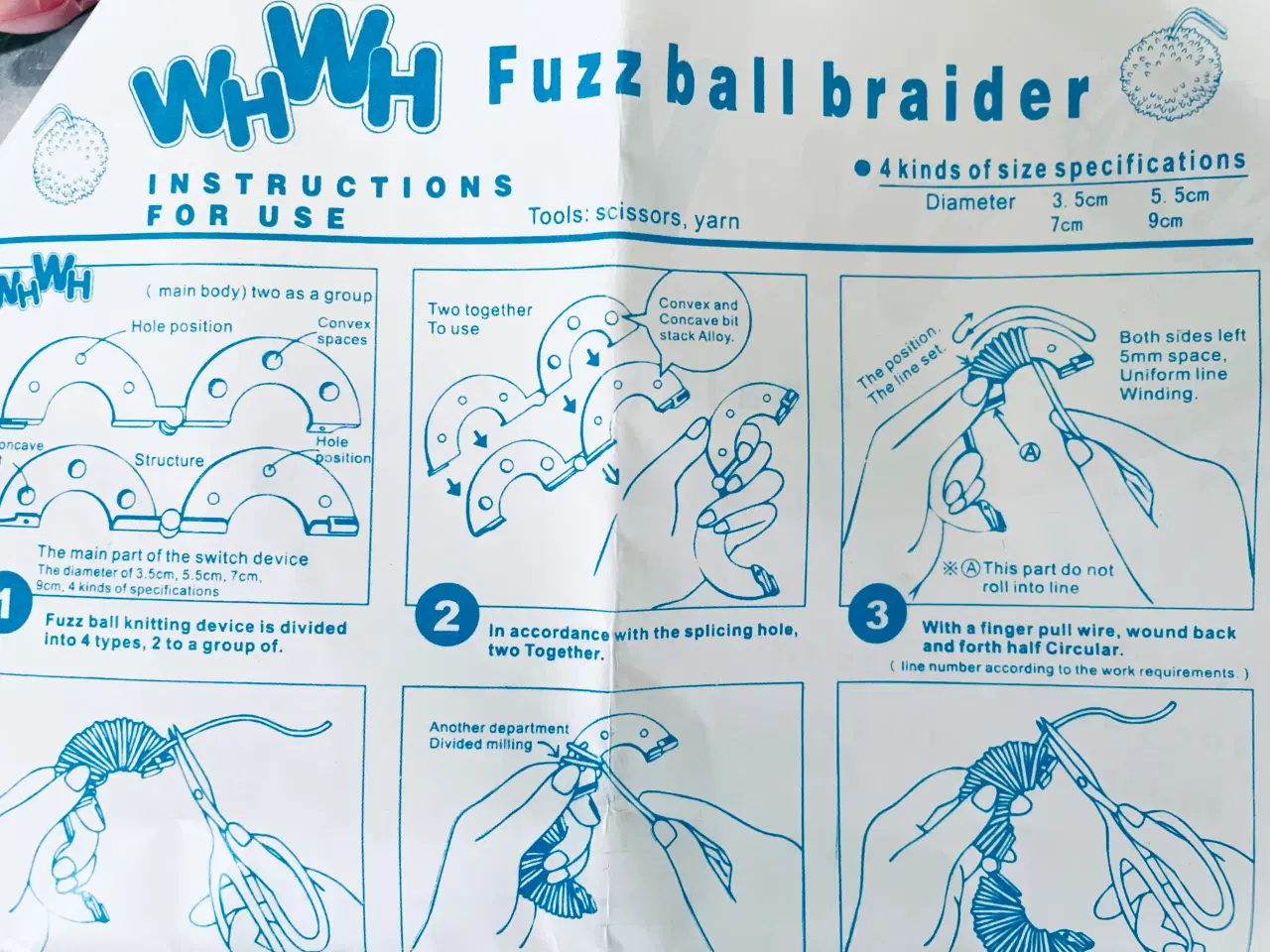 Billede 3 - Fuzz Ball braider til tøjdyr hobby sæt 