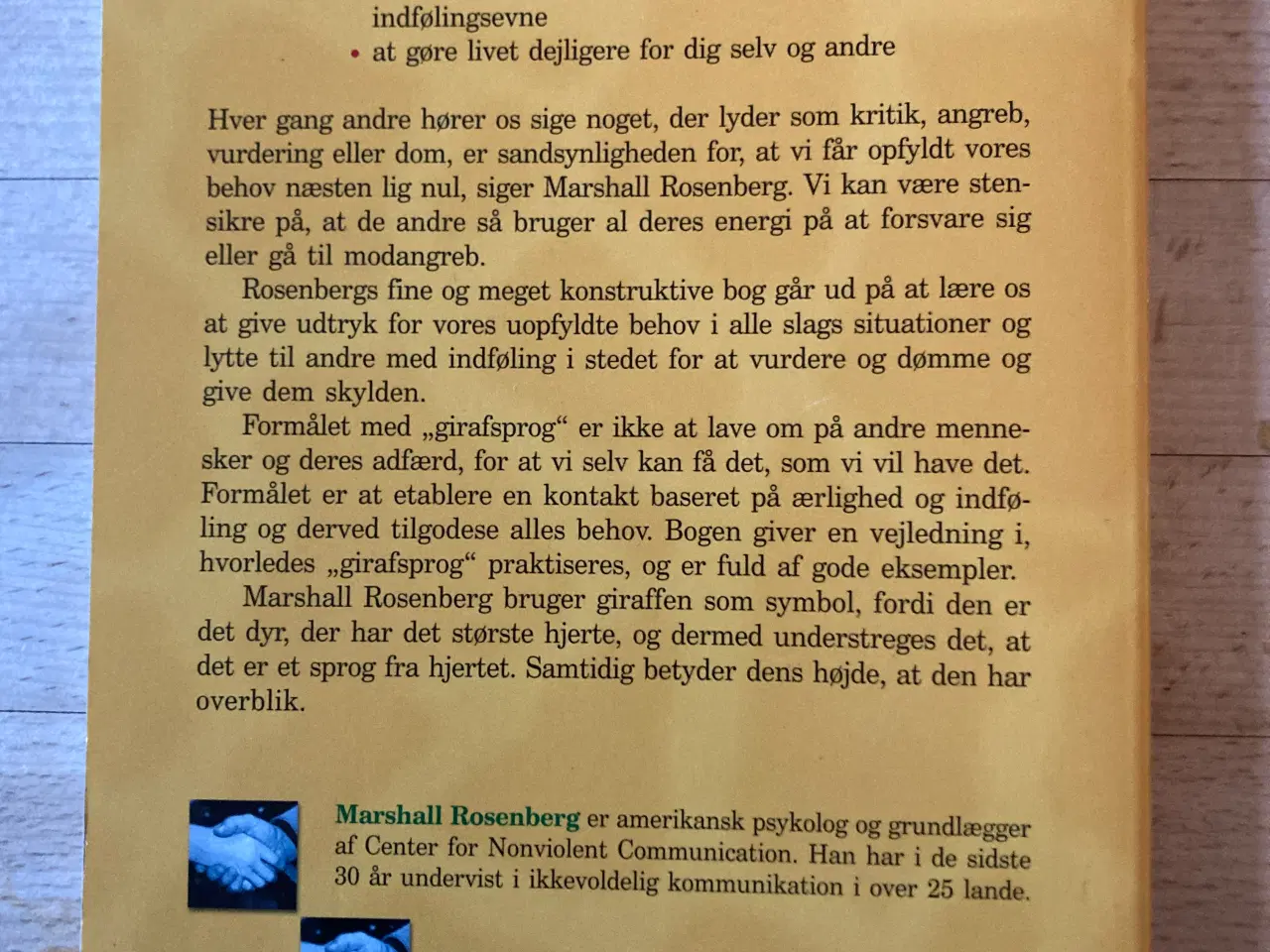 Billede 2 - Ikkevoldelig kommunikation, Marshall B. Rosenberg