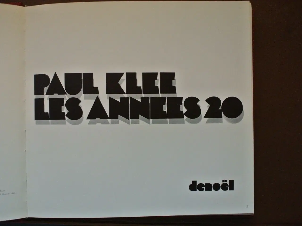 Billede 2 - paul klee les annees 20. fransk, avec rene crevel,